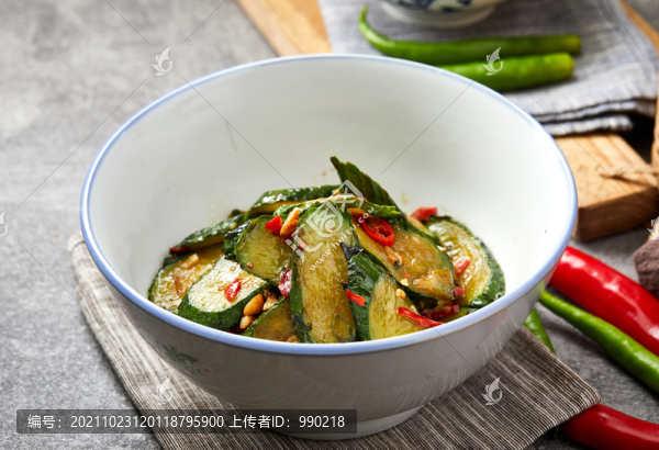 紫蘇煎黃瓜