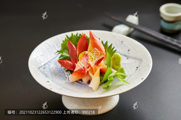 北極貝刺身