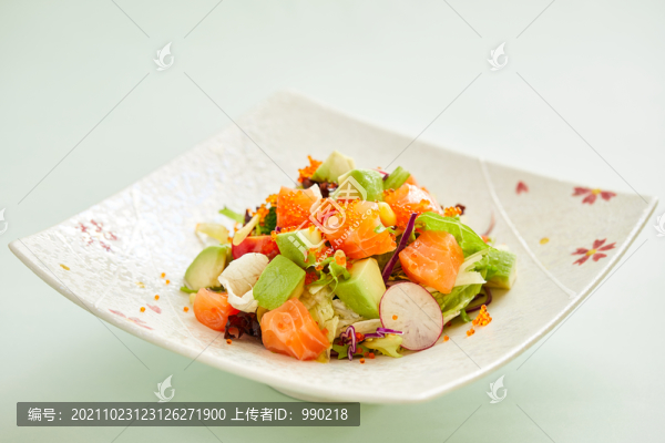 三文魚牛油果