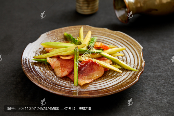 培根炒蘆薈