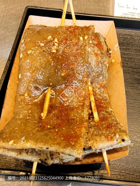 烤苕皮