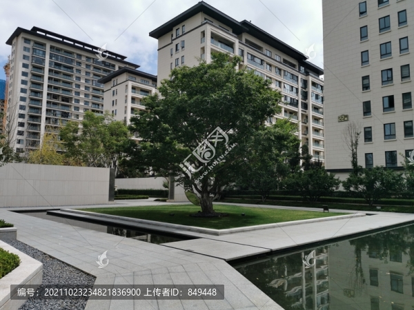 高端的小區(qū)綠化現(xiàn)代園林景觀