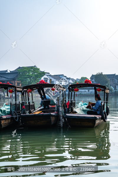 江蘇蘇州錦溪古鎮(zhèn)風(fēng)光