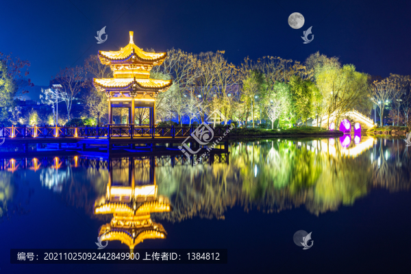 公園夜景