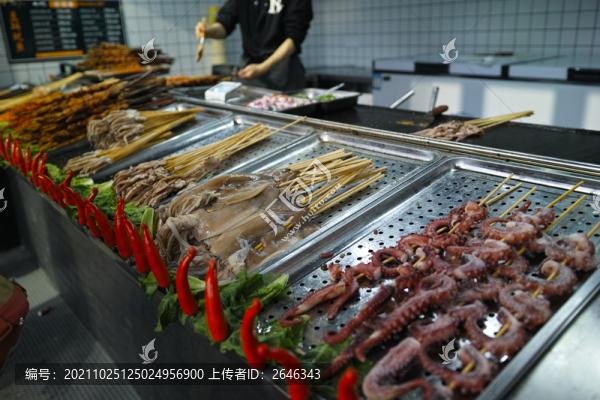烤魷魚燒烤檔口