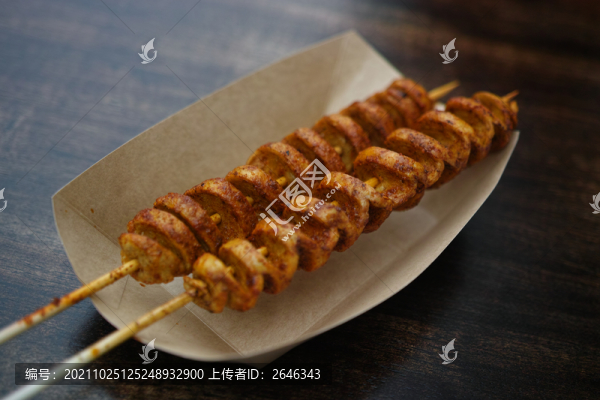 烤面筋烤串