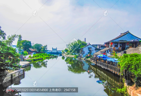中國浙江嘉興西塘古鎮(zhèn)風(fēng)光