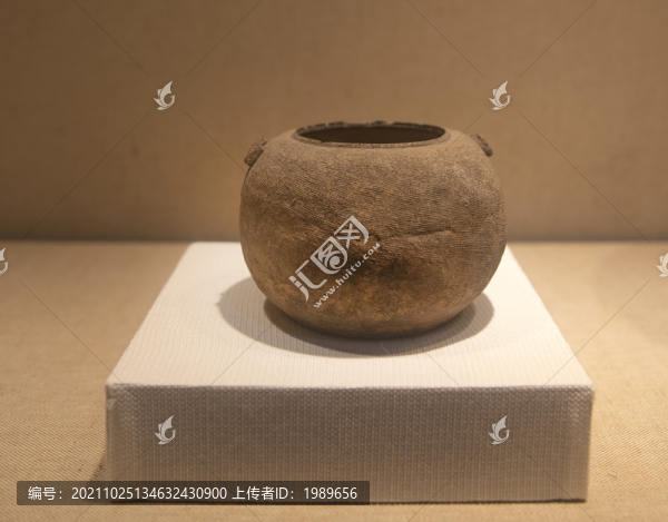 春秋戰(zhàn)國印紋硬陶麻布紋罐