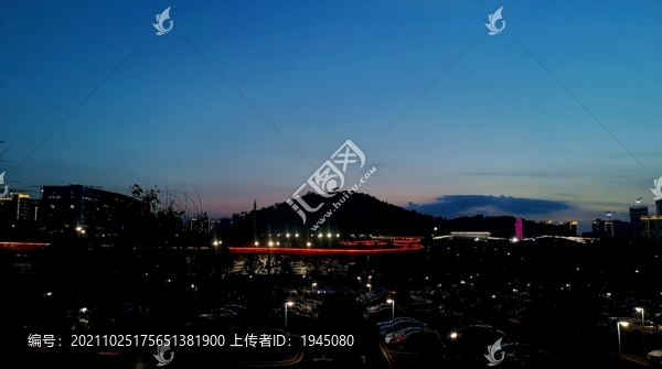 光明虹橋公園夜景
