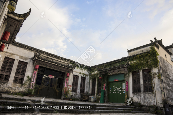 安徽西遞古村落徽派建筑