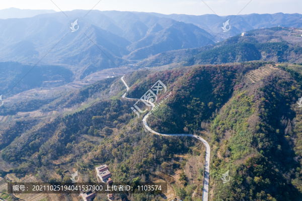 航拍濟南大小寨山