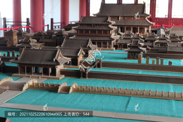 古代建筑模型孔廟模型