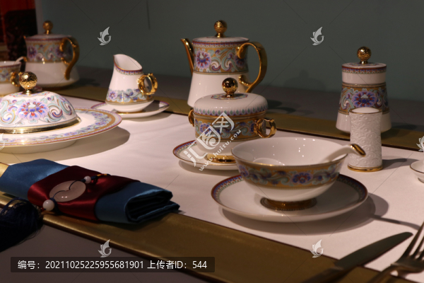 中式高檔陶瓷餐具