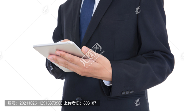 男士手拿ipad平板電腦