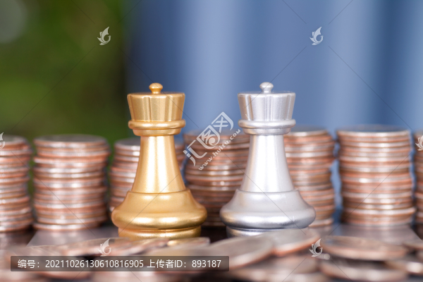 象棋雙方的兵棋子進(jìn)行對(duì)決