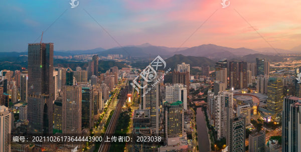 深圳羅湖CBD航拍