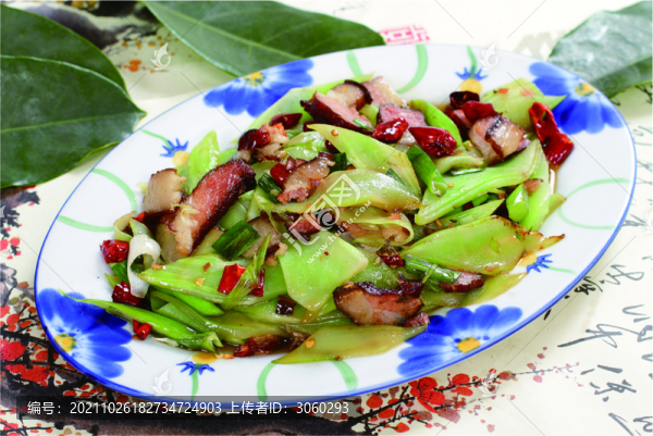 萵筍臘肉