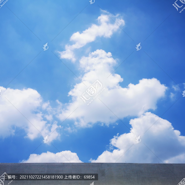 白云藍天素材