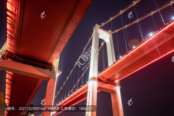 鵝公巖大橋夜景