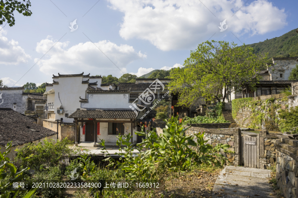 安徽宏村鎮(zhèn)塔川村農村風光