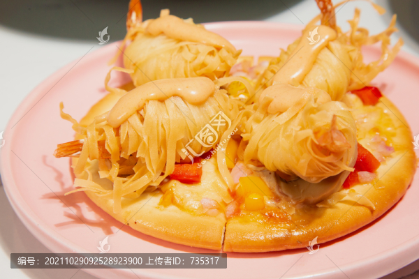 大蝦披薩
