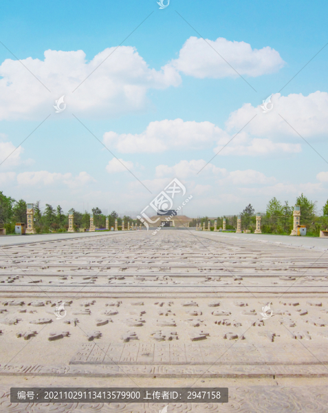 中國河北邯鄲趙王城遺址公園風(fēng)光