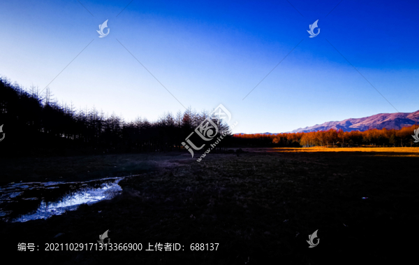 美姑高原湖泊雪松林胡楊林秋天-匯圖網(wǎng) www.fosd68.com 美姑高原湖泊雪松林胡楊林秋天