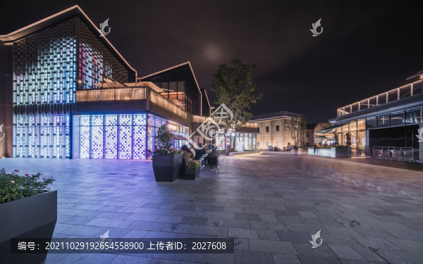 嘉興南湖天地商業(yè)街區(qū)夜景