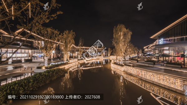 嘉興南湖天地商業(yè)街區(qū)夜景