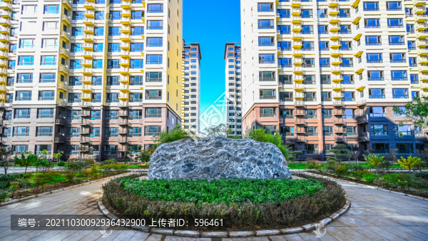新中式小區(qū)住宅建筑實景
