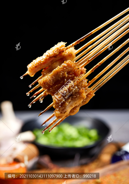 毛肚手把串