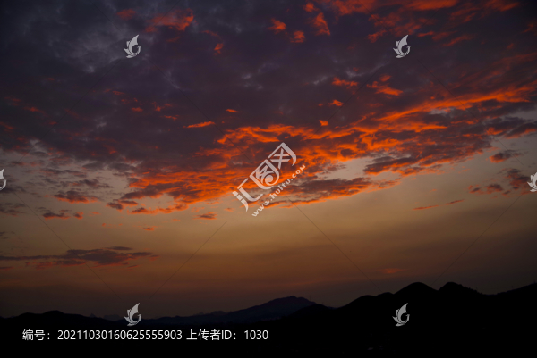火燒云圖片
