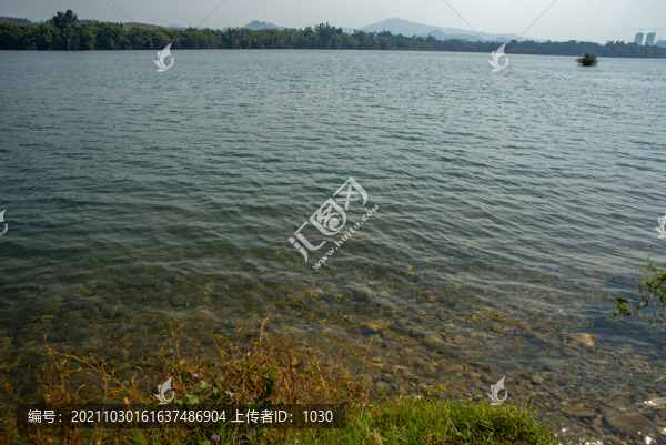 河流水面波浪