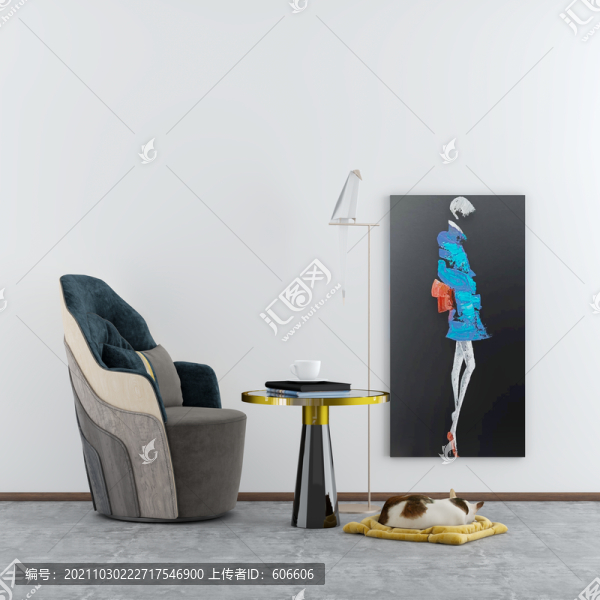 藝術(shù)軟裝搭配墻布壁畫背景場(chǎng)景圖