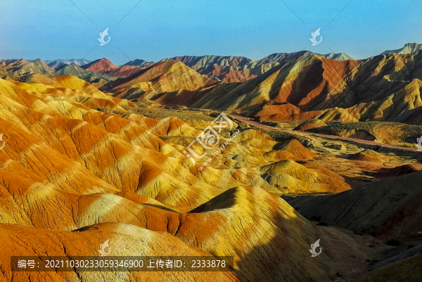 張掖七彩地貌