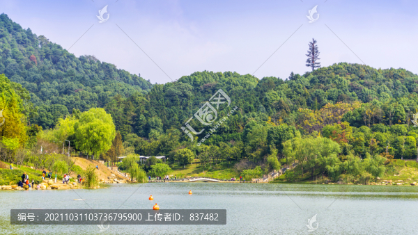 尖山湖公園景觀