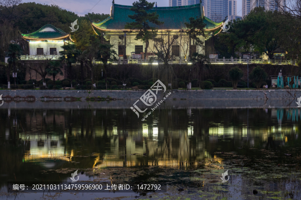 湖北武漢城市天際線風(fēng)光