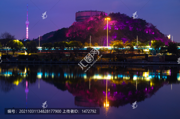 湖北武漢城市天際線風(fēng)光