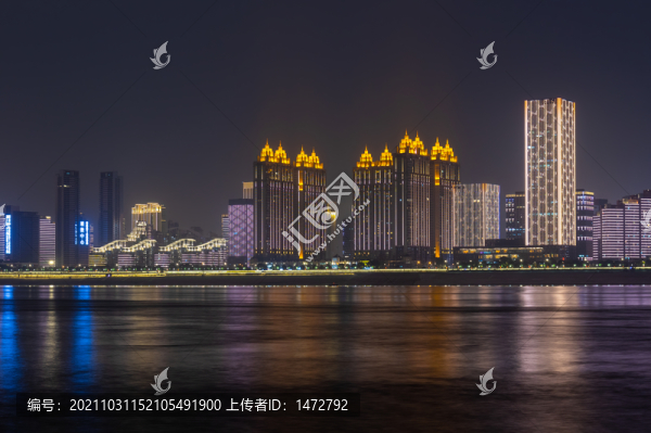 湖北武漢城市天際線風(fēng)光