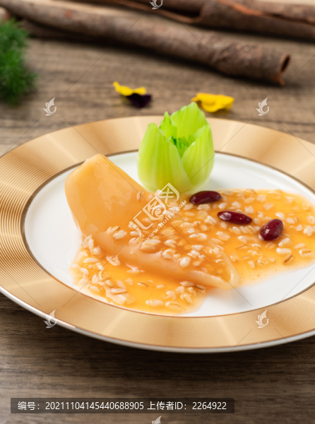 高湯燕麥花膠筒