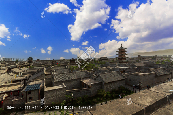 中國山西太原古縣城風(fēng)光