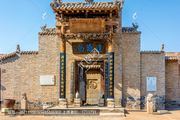 中國(guó)寧夏銀川鎮(zhèn)北堡西部影城清城