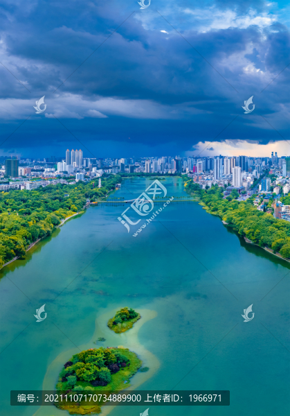 南寧市南湖公園風光