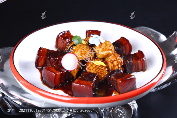 鮑魚紅燒肉