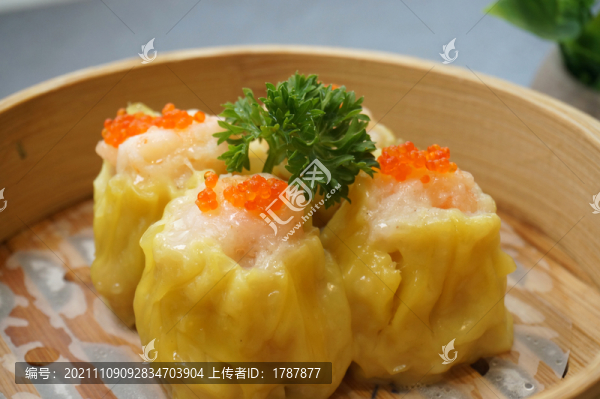 蟹子蒸燒賣