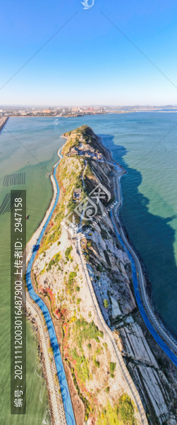 中國遼寧錦州筆架山風(fēng)光航拍