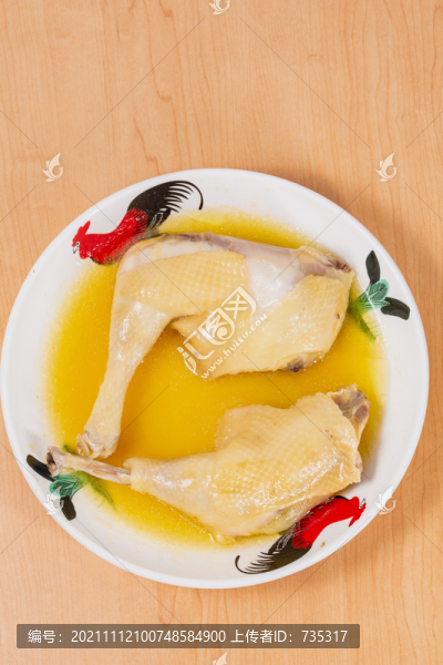 水蒸雞腿