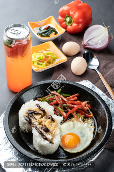 火腿蛋飯