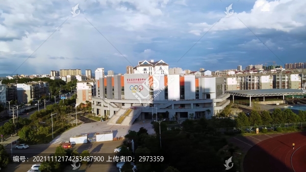 航拍吉安縣全民健身體育中心