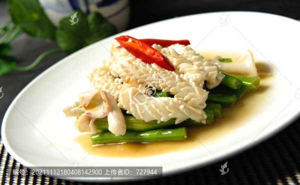 豆角魷魚花